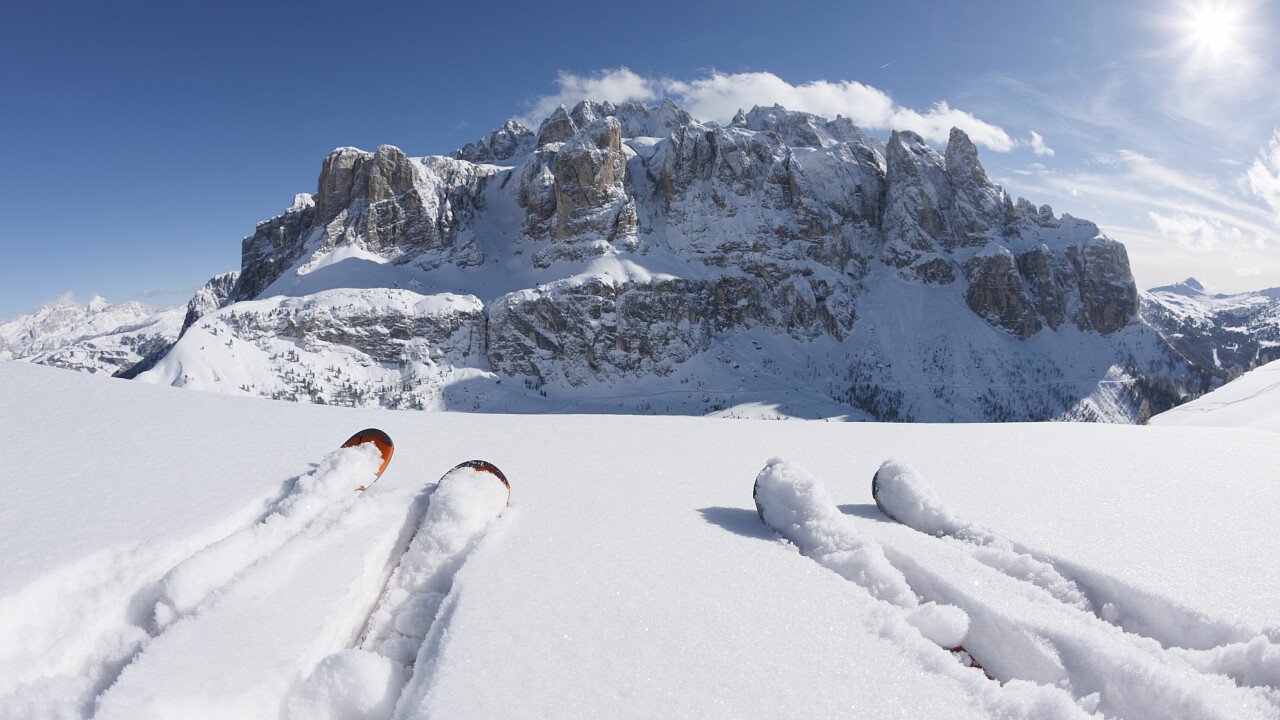 Sci Alpinismo Nella Stupenda Val Gardena