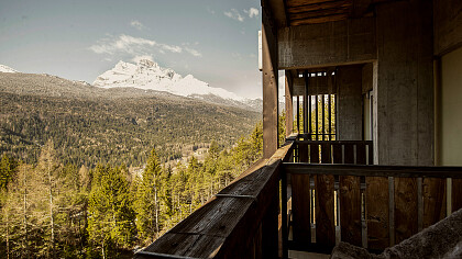 Balcone con vista - Hotel Boite