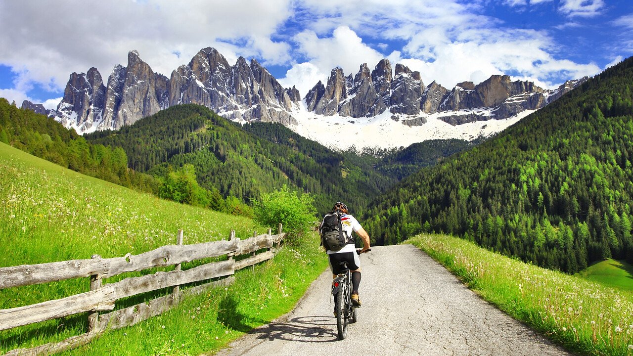 camping sulle dolomiti per bambini e biciclette